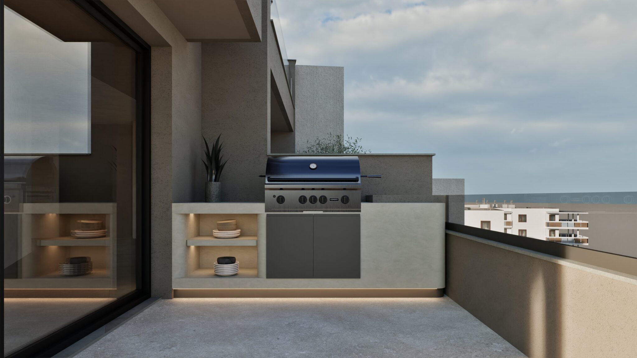render οικοδομής m180 builbing spaces - 20