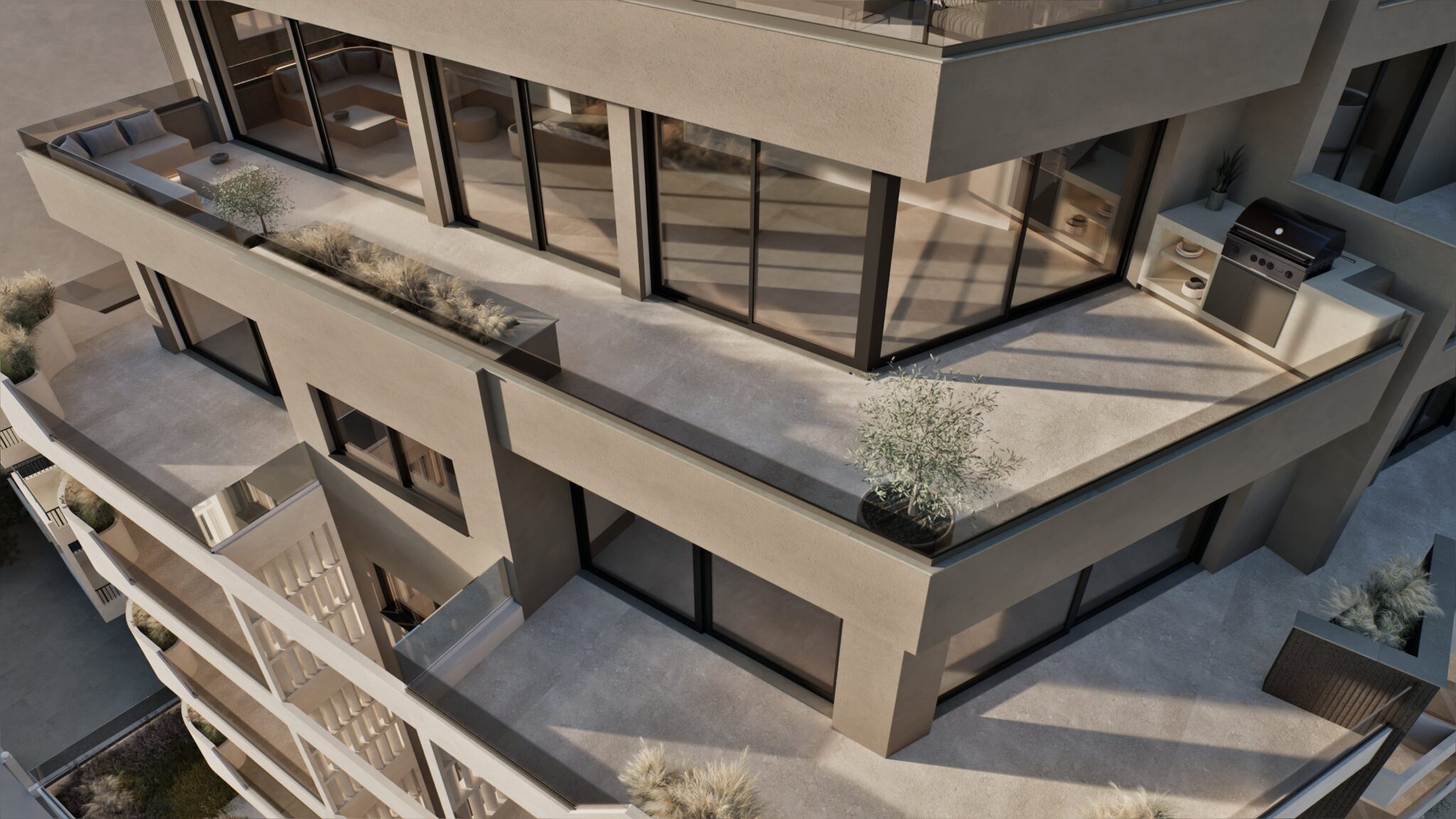 render οικοδομής m180 builbing spaces - 18