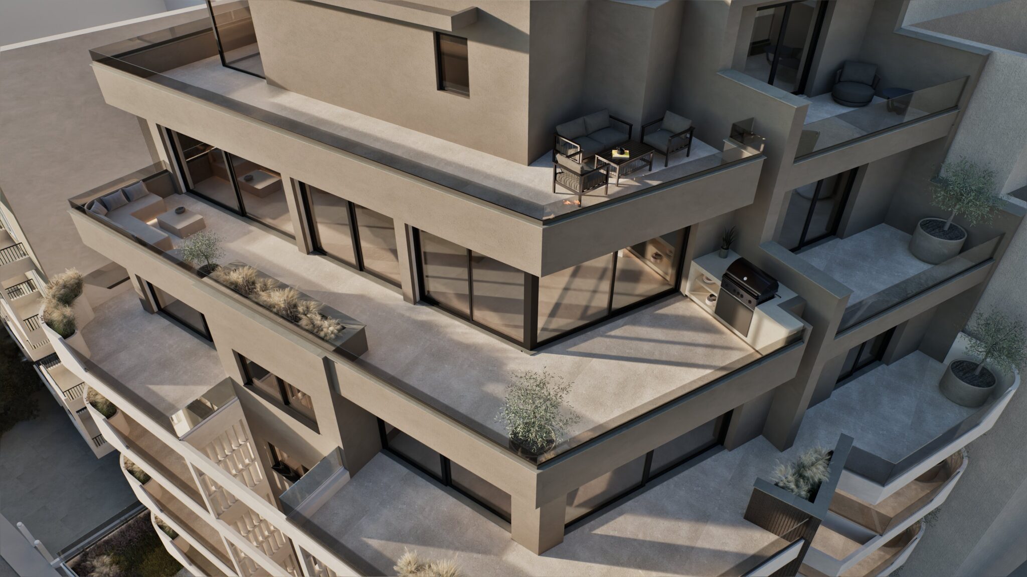 render οικοδομής m180 builbing spaces - 19