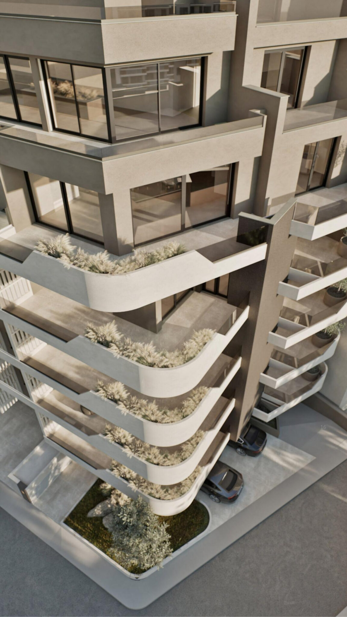 render οικοδομής m180 builbing spaces - 1