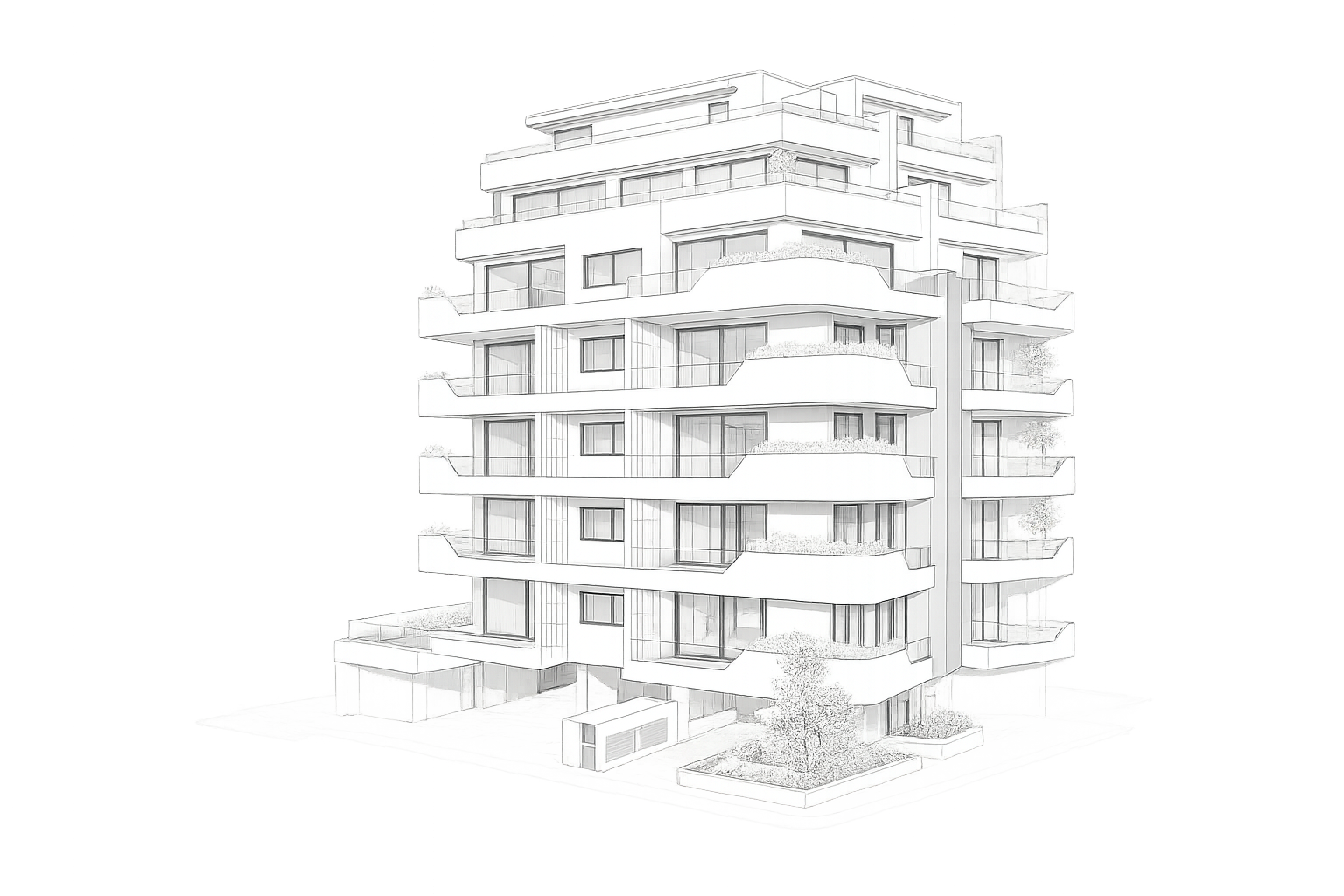 m180 architectural sketch